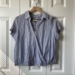 NWT Cross Wrap Blouse